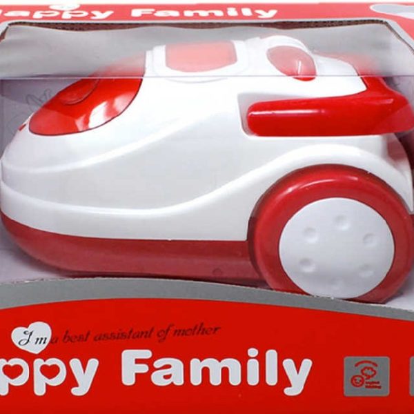 Vysavač dětský na baterie 20cm Happy Family Světlo Zvuk plast