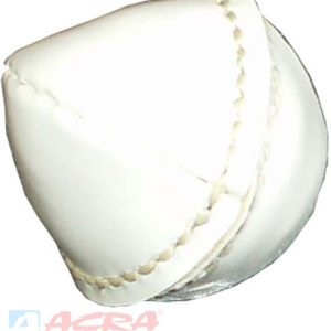 ACRA Míček kriketový 150g kožený šitý bílý kůže