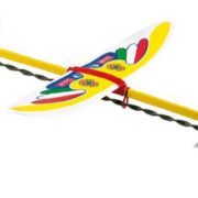 QUERCETTI Libella II letadlo házecí model kluzák vrtule na gumku v krabičce
