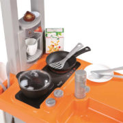 SMOBY Kuchyňka dětská Bon Appetit oranžová set s nádobím a potravinami Zvuk