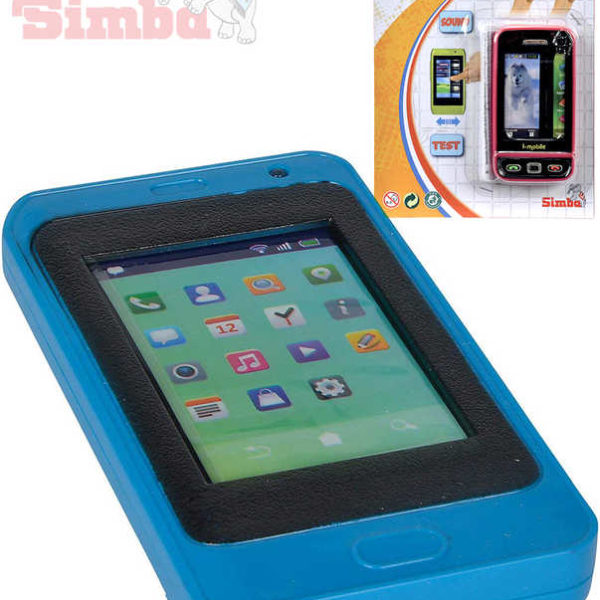 SIMBA Telefon dětský mobilní smartphone 10cm na baterie Světlo Zvuk 2 druhy