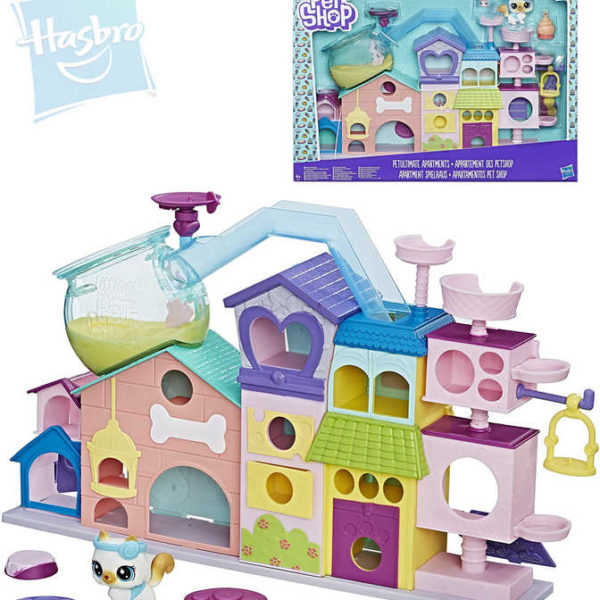 HASBRO LPS Liitlest Pet Shop Domeček pro zvířátka set se 2 figurkami