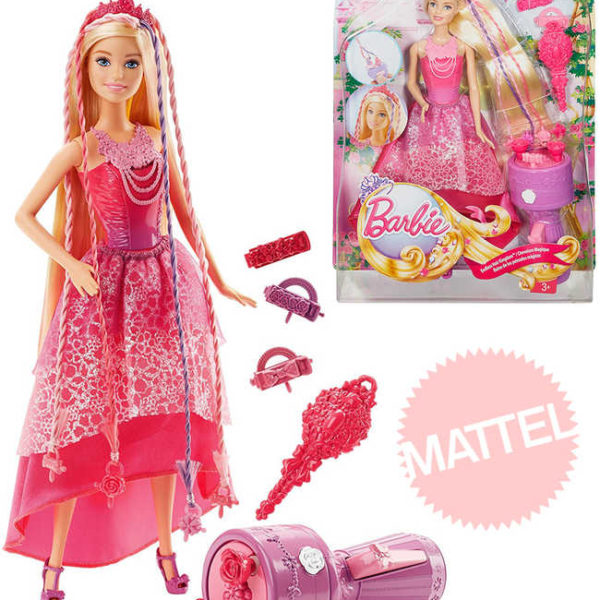 MATTEL BRB BARBIE Kouzelné extra dlouhé 20cm vlasy set panenka princezna s doplňky MATTEL BRB BARBIE Kouzelné extra dlouhé 20cm vlasy set panenka princezna s doplňky
