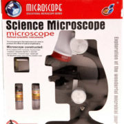 Mikroskop dětský set s doplňky na baterie zvětšení 100/400/1200x Světlo