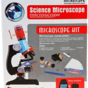 Mikroskop dětský set s doplňky na baterie zvětšení 100/400/1200x Světlo