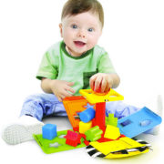 B-KIDS Baby kostka rozložitelná set s vkládacími trvary 8ks pro miminko