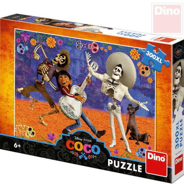 DINO Puzzle XL 300 dílků Coco Splněný sen 47x33cm skládačka v krabici