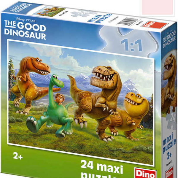 DINO Baby Puzzle 24 dílků Hodný dinosaurus maxi 66x47cm skládačka velké dílky