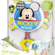 CLEMENTONI Baby chrastítko hudební skříňka natahovací Mickey Mouse
