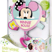 CLEMENTONI Baby chrastítko hudební skříňka natahovací Minnie Mouse