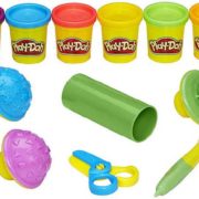 HASBRO PLAY-DOH Modelína snídaňový set 6 kelímků s nástroji a doplňky
