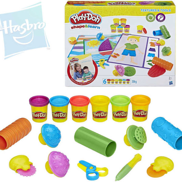 HASBRO PLAY-DOH Modelína snídaňový set 6 kelímků s nástroji a doplňky