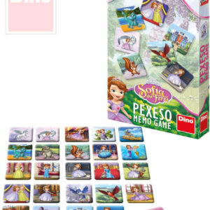 DINO Pexeso Sofia První Disney set 48 kartiček v krabici *SPOLEČENSKÉ HRY*