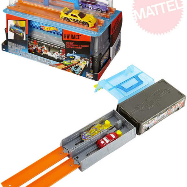 MATTEL HOT WHEELS Dráha v kufříku set se 2 autíčky