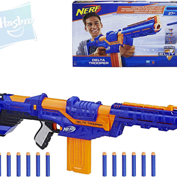 HASBRO NERF Elite Delta Trooper set dětská pistole + 12 šipek