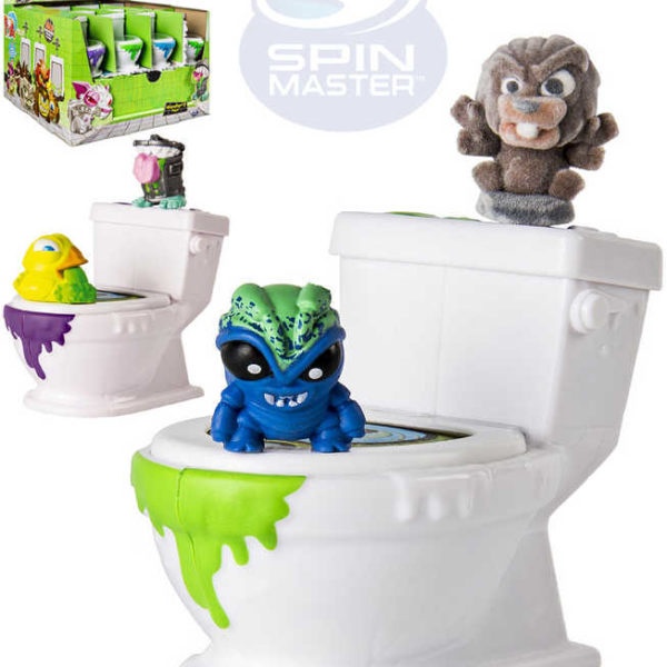 SPIN MASTER Flush Force set záchod + sběratelská figurka 2ks různé druhy
