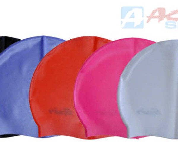 ACRA Čepice dětská koupací silikonová juniorská do vody 5 barev P1127JR