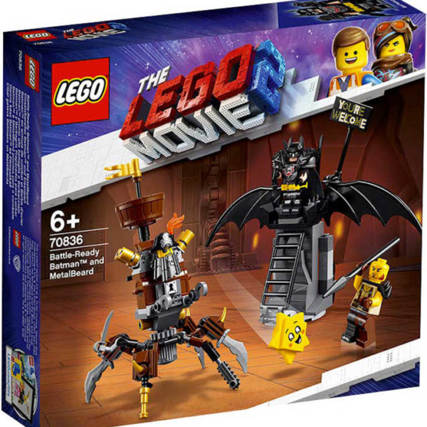 LEGO MOVIE PŘÍBĚH 2: Batman a Kovovous připraveni k boji 70836 STAVEBNICE