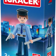 EFKO IGRÁČEK Policista set s doplňky v krabičce STAVEBNICE