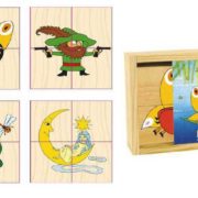BINO DREVO Puzzle Maková panenka 16 ks * DŘEVĚNÉ HRAČKY *