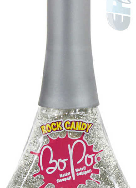 EP Line BO-PO Lak na nehty stříbrný slupovací 5,5ml s vůní Rock Candy pro holčičky