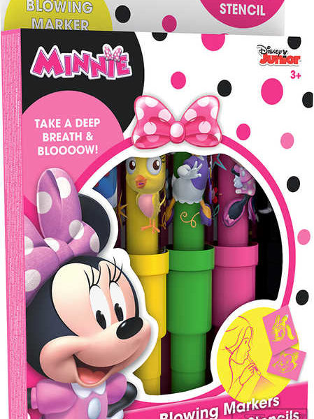 JIRI MODELS Fixy foukací Minnie Mouse set 6ks v krabičce