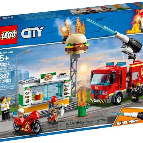 LEGO CITY Záchrana burgrárny 60214 STAVEBNICE