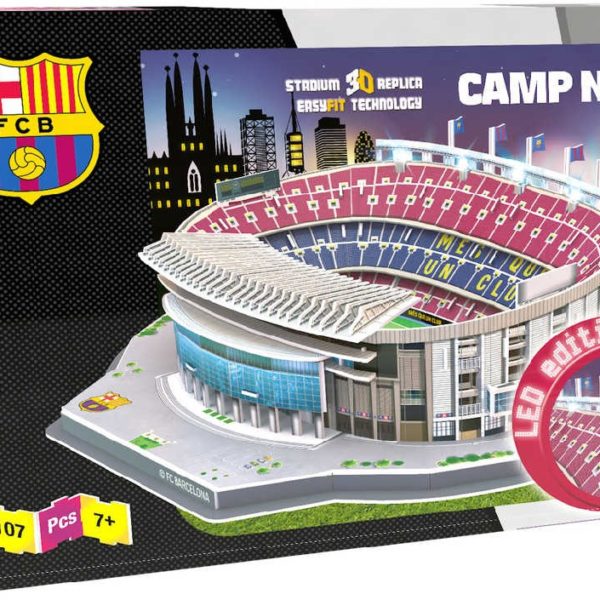 NANOSTAD 3D Puzzle model fotbalový stadion FC Barcelona 107 dílků na baterie Světlo