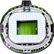 NANOSTAD 3D Puzzle model fotbalový stadion Juventus Turin itálie 103 dílků