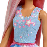 MATTEL BRB Panenka Barbie dlouhovláska set s hřebenem Dreamtopia