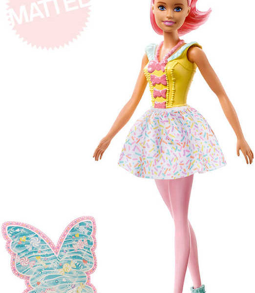 MATTEL BRB Panenka Barbie víla kouzelná Dreamtopia set s doplňky