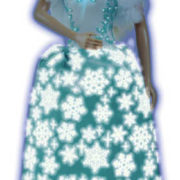 SIMBA Panenka Steffi Magic Ice ledová princezna svítí ve tmě na baterie Světlo