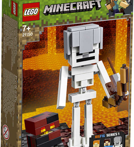 LEGO MINECRAFT Velká figurka: Kostlivec s pekelným slizem 21150 STAVEBNICE