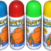 Křídy dětské tekuté smývatelné ve spreji 250ml graffiti spray 4 barvy