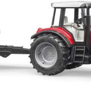 BRUDER 02046 (2046) Set traktor nakladač Massey Ferguson 7480 + přepravník s kládami