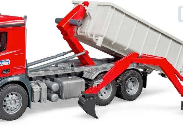 BRUDER 03624 (3624) Set auto Mercedes Benz Arocs kontejner + minibagr Schaeff