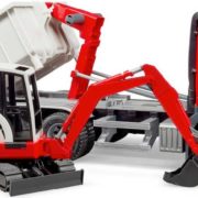 BRUDER 03624 (3624) Set auto Mercedes Benz Arocs kontejner + minibagr Schaeff