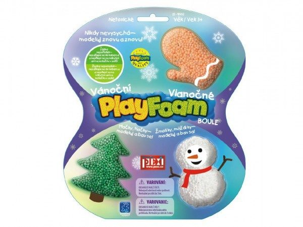 MODELÍNA kuličková PlayFoam - Boule - Vánoční motivy TVAROVACÍ HMOTA