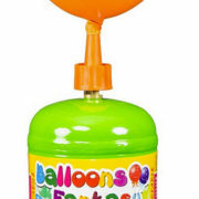 Helium 1,2l jednorázové na plnění nafukovacích balonků plynová láhev set s násadou