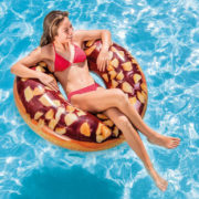 INTEX Kruh plavací donut čokoládový 114cm nafukovací dětské kolo do vody 56262