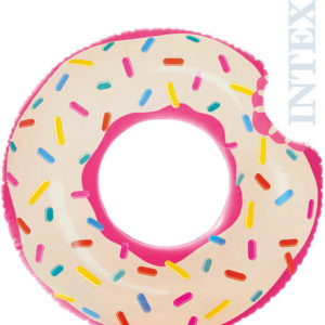 INTEX Kruh plavací donut růžový 107cm nafukovací dětské kolo do vody 56265