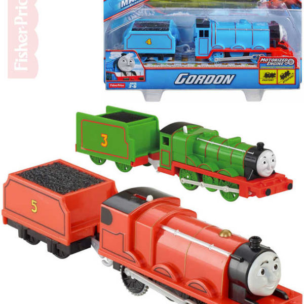 FISHER PRICE Mašinka Tomáš motorová Track Master set s vagonkem na baterie