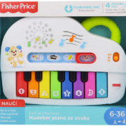 FISHER PRICE Baby piánko hudební naučné na baterie pro miminko Světlo Zvuk