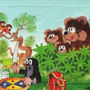 Pěnové puzzle na zem do vany měkké 27x19cm Krtek (Krteček) 12 dílků 2 druhy Pěnové puzzle na zem do vany měkké 27x19cm Krtek (Krteček) 12 dílků 2 druhy