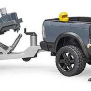 BRUDER 62730 Bworld Policejní stanice set čtyřkolka se 2 figurkami a doplňky 1:16