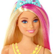 MATTEL BRB Panenka Barbie Dreamtopia mořská panna pohyblivý ocas na baterie Světlo