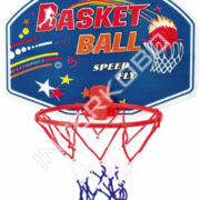 Basketbalový set deska 33x25cm s košíkem a míčem 12cm v sáčku